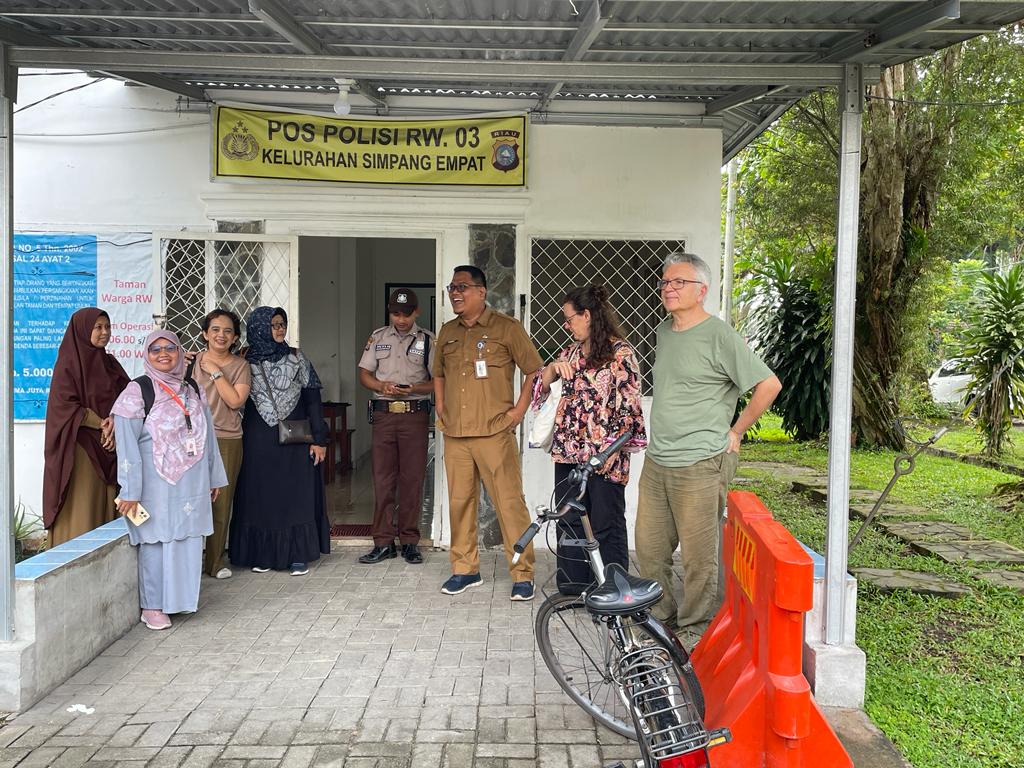 Visiting park in Pekanbaru.