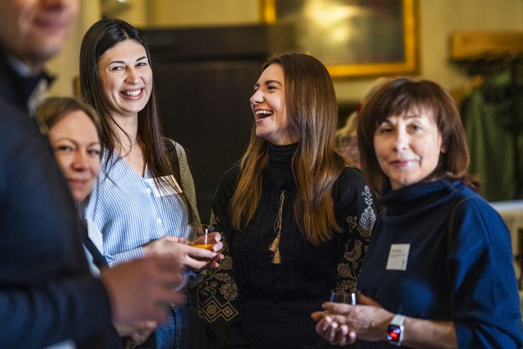 Picture of: Participants talking.