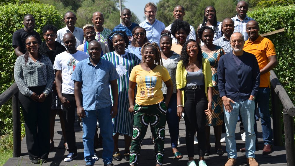 Group photo of the participants together with Prof Mo Hamza and Dr Matthew Scott